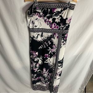 Formal maxi strapless dress